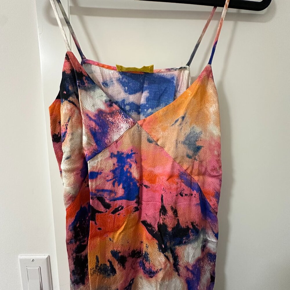 The Everlane x Marques' Almeida Satin Tie-Dye Dress - Picture 5 of 5